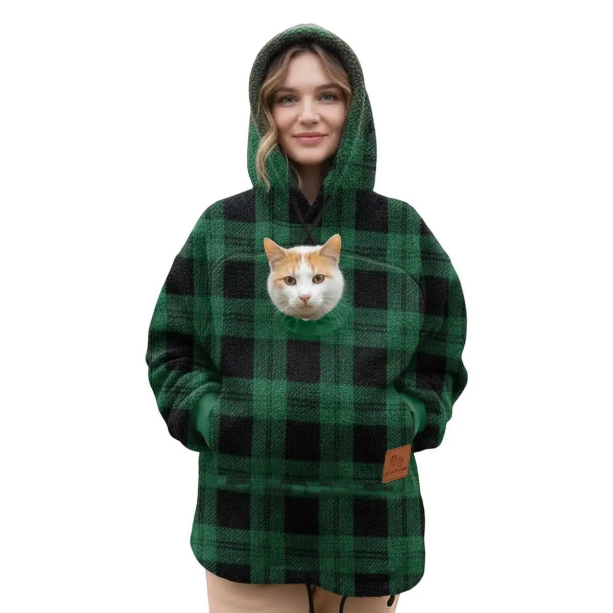 PetHug™ Pet Pouch Hoodie — Cuddle Up with Your Cat or Dog