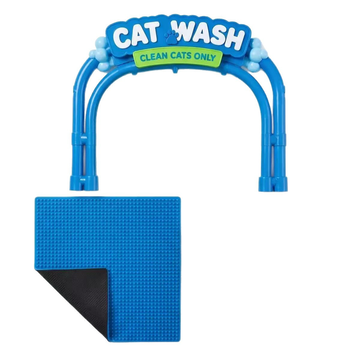 Cat Self-Grooming Arch Station — Brush & Rubbing Pad — product photo 2
