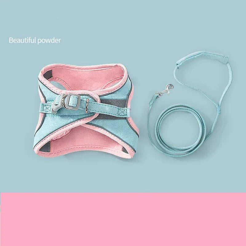 Reflective Pet Harness & Leash Set