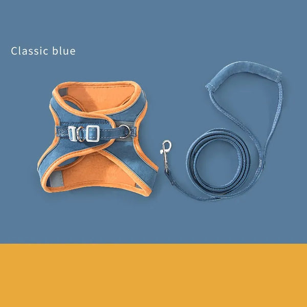 Reflective Pet Harness & Leash Set