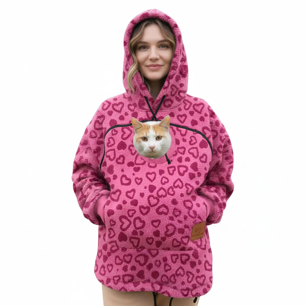 PetHug™ Pet Pouch Hoodie — Cuddle Up with Your Cat or Dog