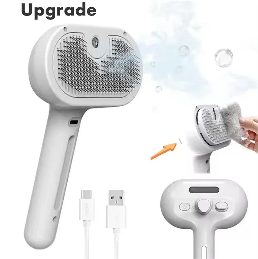 AquaGroom™ Self-Cleaning Mist Brush for Cats & Dogs