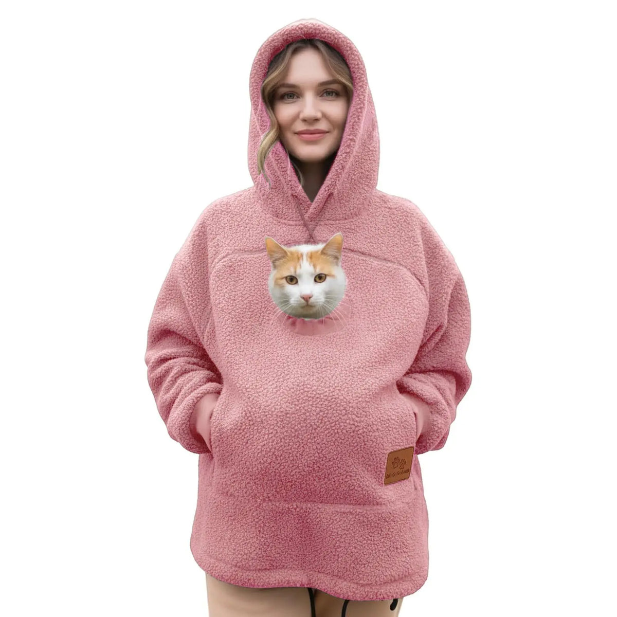 PetHug™ Pet Pouch Hoodie — Cuddle Up with Your Cat or Dog