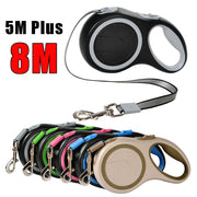 Retractable Dog Leash — 5m Plus or 8m