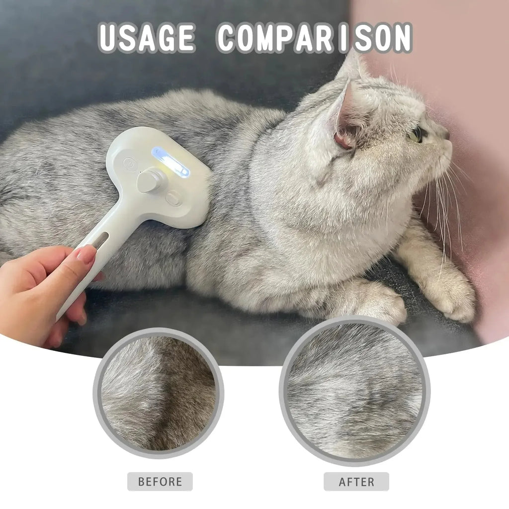 AquaGroom™ Self-Cleaning Mist Brush for Cats & Dogs