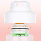 Close-up of the water bottle sealing ring