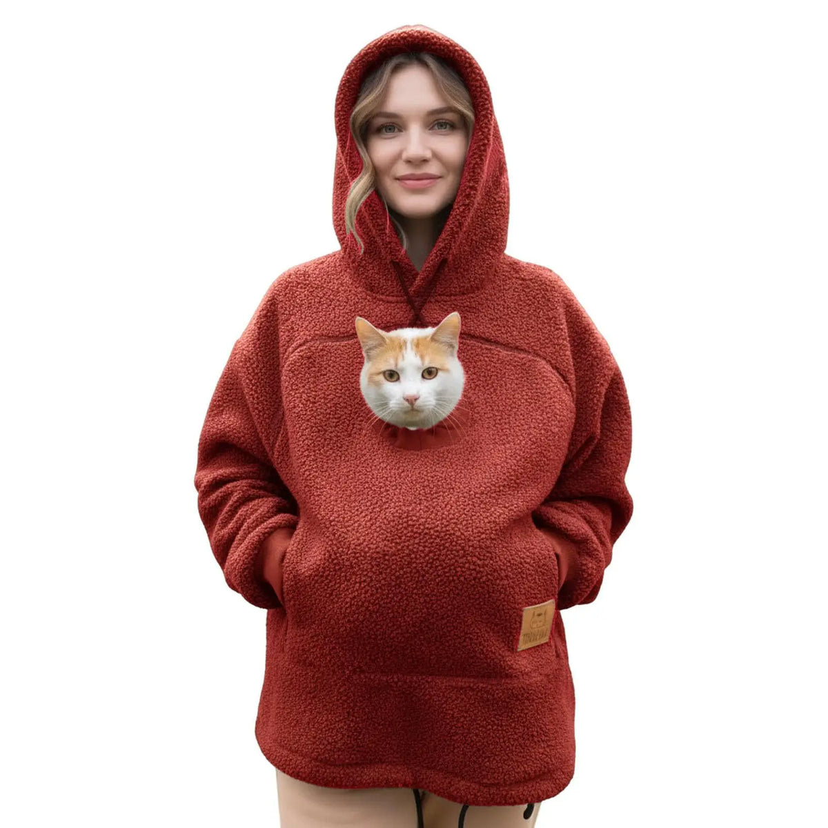 PetHug™ Pet Pouch Hoodie — Cuddle Up with Your Cat or Dog