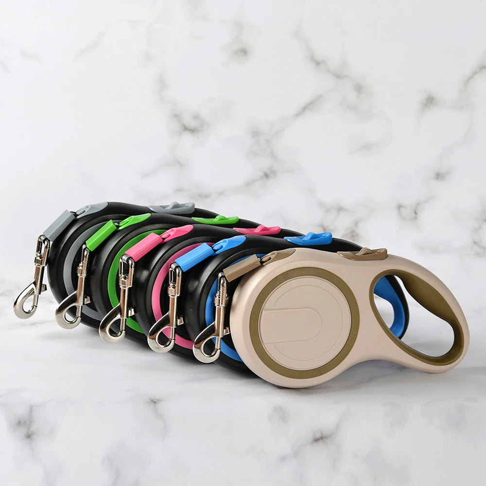 Retractable Dog Leash — 5m Plus or 8m